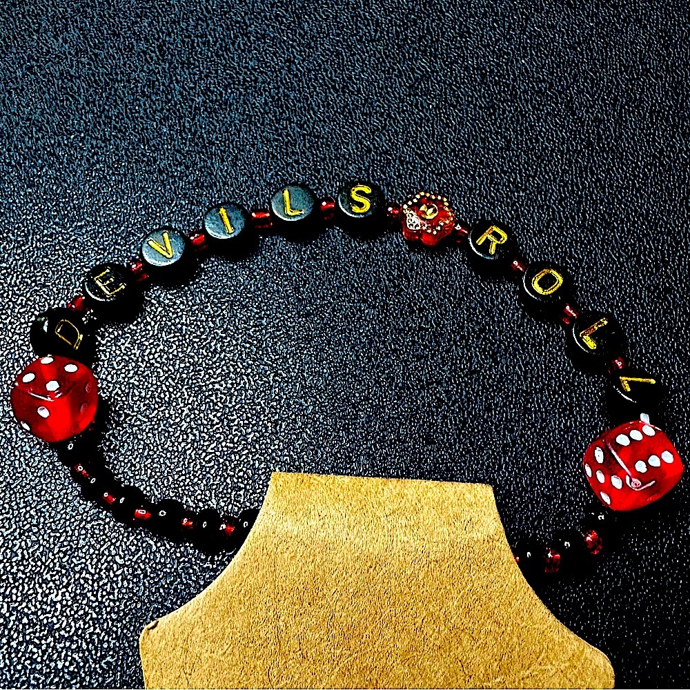 Cruel Summer Taylor Swift Eras Tour Homemade Stretchy friendship bracelet Lyric